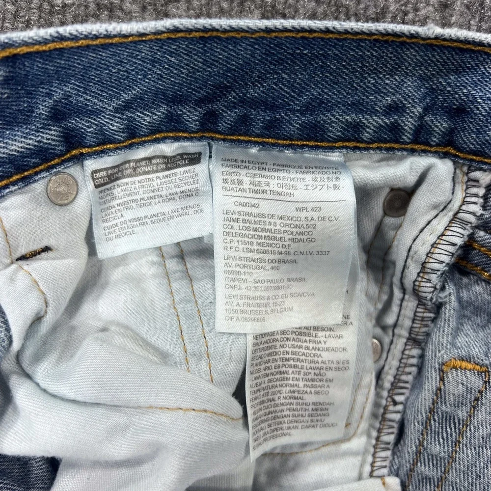 Levi Strauss 560‎ Jeans Men's 36x30 Light Wash Relaxed Fit Denim Pants